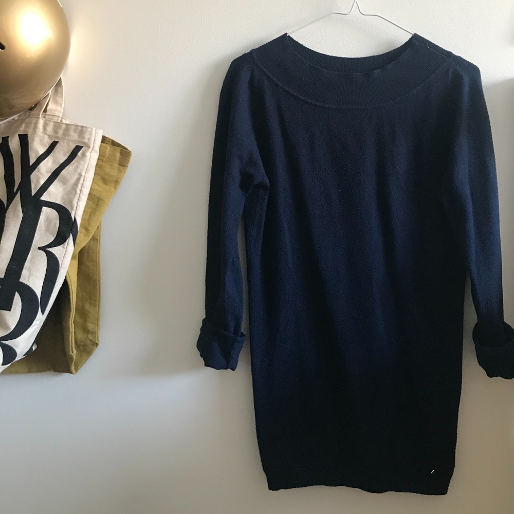 Graffio Italian Wool Sweater // Tunic Style